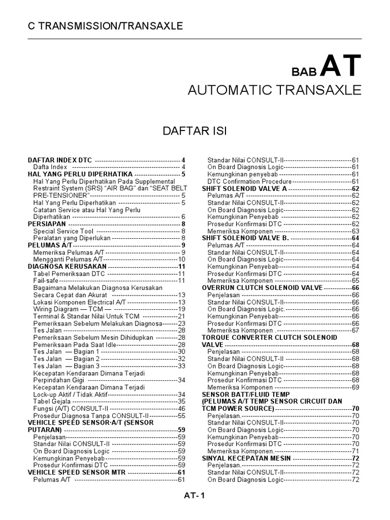 Automatic Transaxle | PDF