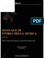 Surian Man. Storia Della Musica-LE FONTI, I, Pp. 1-20