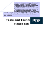 Tools Techniques Handbook