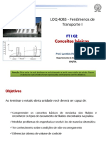 Introdução aos Conceitos Básicos de Mecânica dos Fluidos