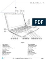 Quickspecs: HP Elitebook 840 G2 Notebook PC