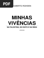 Minhas Vivências Na Palestina, No Egito e Na Índia