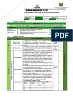 Sesión de Aprendizaje Peru Educa