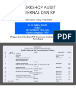 WS Audit Internal Perklin Serang 27 April 2019