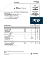 Semiconductor Technical Data: 16 Ampere Complementary Power Transistors 140 VOLTS 150 WATTS