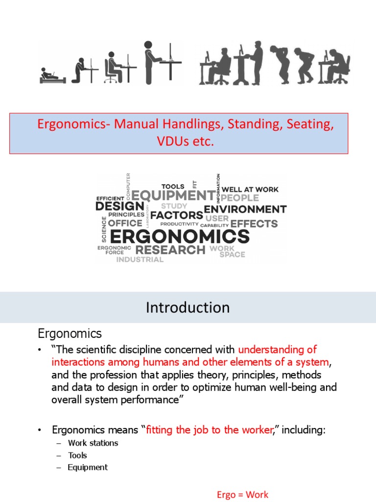 Ergonomics in Manual Handling Safety | PDF | Chair | Personal ...