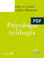 Psicologia y Teologia Amedeo Cencini Alessandro Manenti