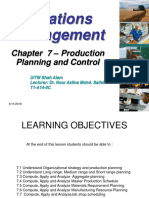 CHAPTER 7 PRODUCTION PLANNING AND CONTROL With Solution