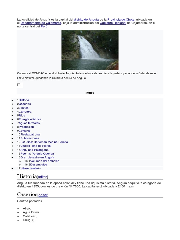 Distrito de Anguía | PDF | Naturaleza