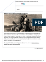 Reading - Polygamy and Monogamy