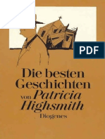 Patricia Highsmith-Die Besten Geschichten Von Patricia Highsmith-Diogenes Verlag 1984