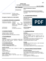 Msds For Oxygen (Compressed)