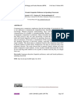 Male and Female Linguistic Politeness in Speaking Classroom: Nurjanah, O. W., Santosa, R., Rochsantiningsih, D