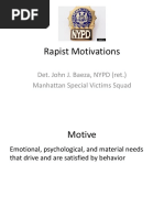 Rapist Motivations 