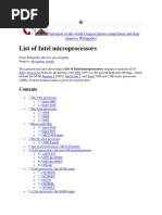 List of Intel Microprocessors: Participate in The World's Largest Photo Competition and Help Improve Wikipedia!