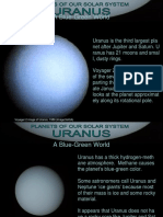 A Blue-Green World: Voyager 2 Image of Uranus, 1986 (Image:NASA)