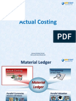 Actual Costing Material Ledger PDF Sap Standard Cost Production Variances