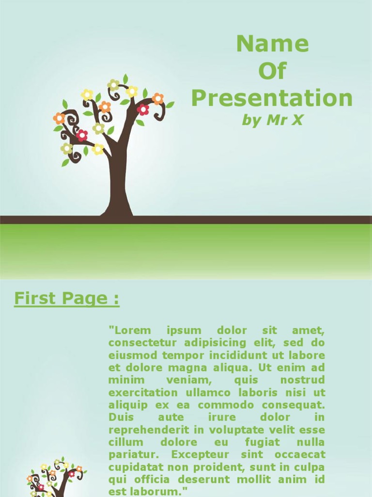 Tema Power Point PDF Typography Text