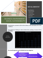 Business Environment Social Sustainability: Retail Industry