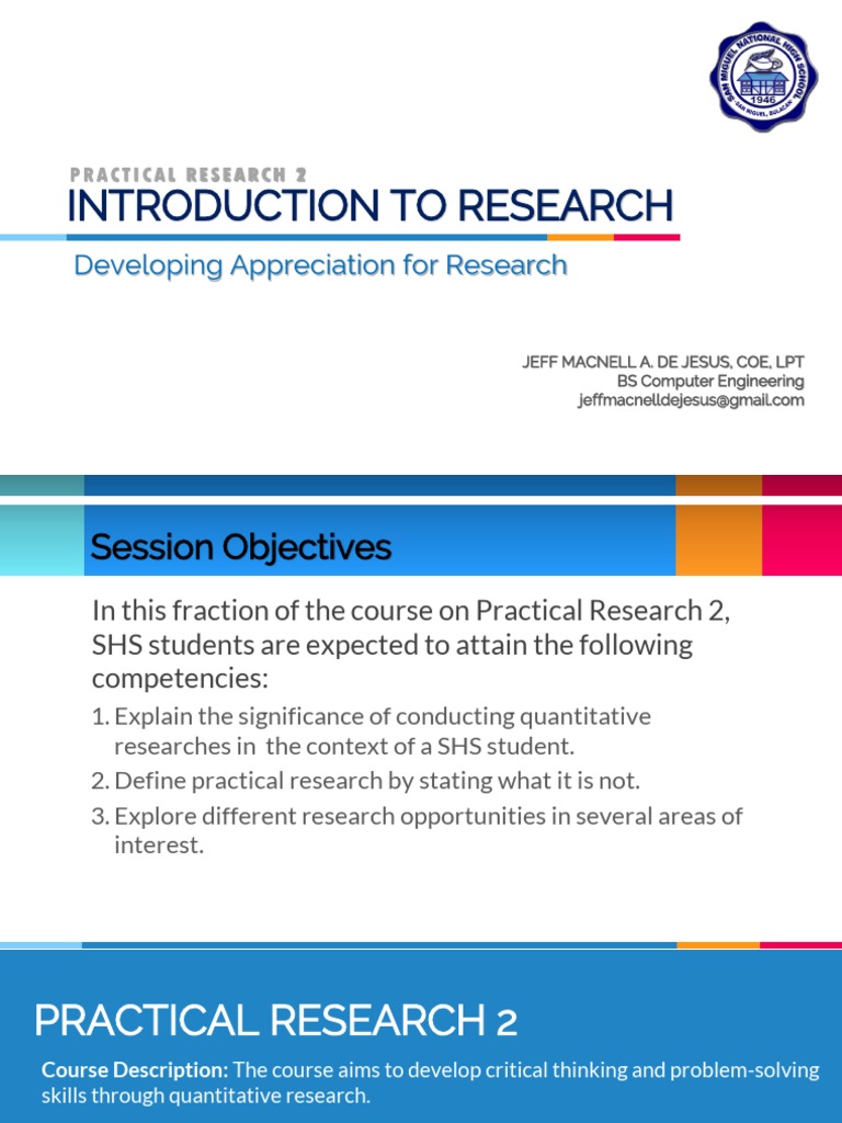 Understanding Practical Research Concepts | PDF | Adolescence | Social ...