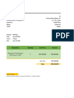 Invoice: Description Quantity Unit Price Amount