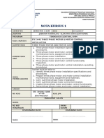 Nota Kursus 3042