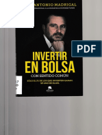 Invertir en Bolsa Con Sentido Comun (Jose Antonio Madrigal)