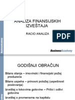 Analiza Finansijskih Izveštaja PDF