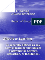 E-Learning A Global Revolution Report of Group 5