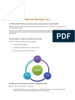 Why Do We Fall Ill-Notes