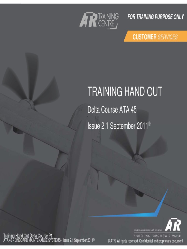Atr Ata45 | PDF | Aircraft | Computer Engineering