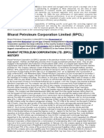 Bharat Petroleum Corporation Ltd. (BPCL) - Company History