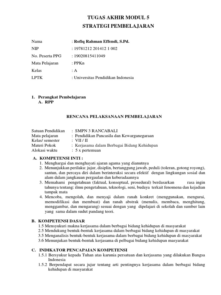 Tugas Akhir Modul 5 Pdf