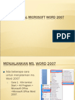 Mengenal Wm. Word 2007 1