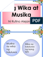 Ang Wika at Musika