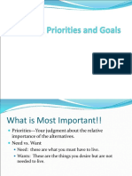 Chapter 2 Setting Priorities and Goals