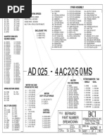 BCI Actuator Part Number Description