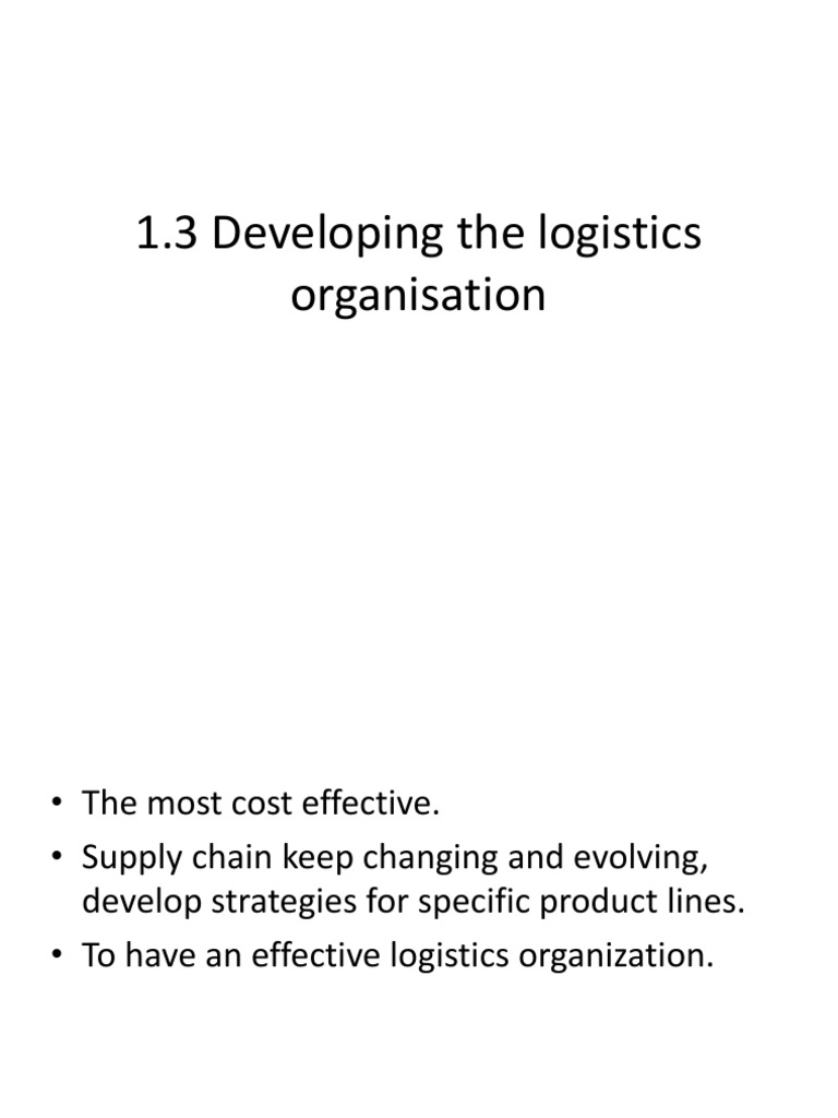 the Barriers to Supply Chain Integration Logistics Business
