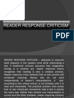 Reader Response Criticism