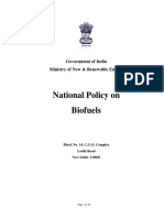 National Biofuel Policy