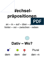 wechsel praepositionen