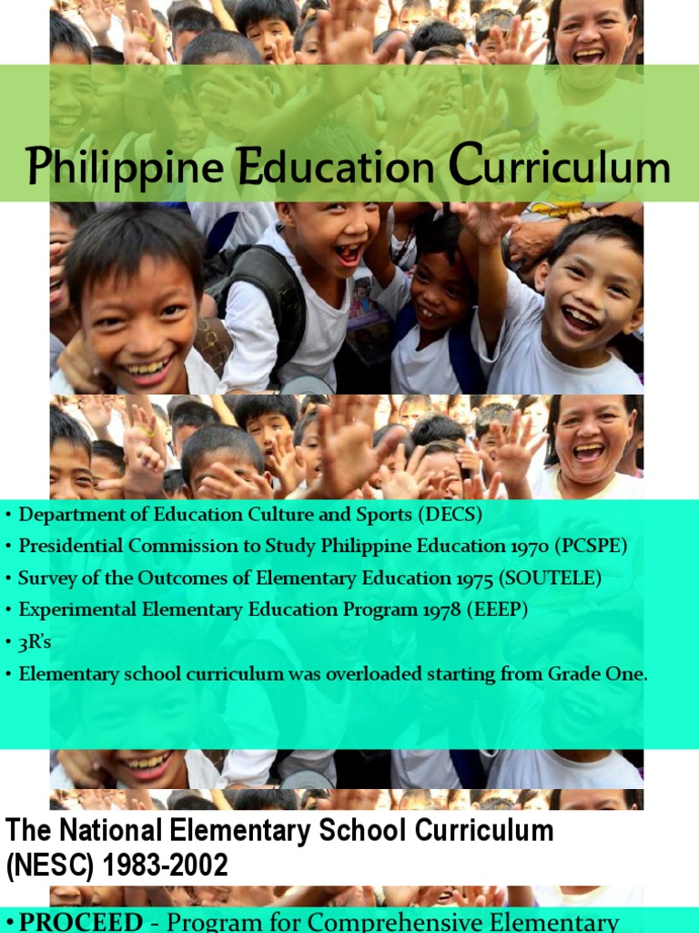 Philippineeducationcurriculum 150104032750 Conversion Gate01 PDF | PDF ...