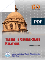 Trends in Union State Relations