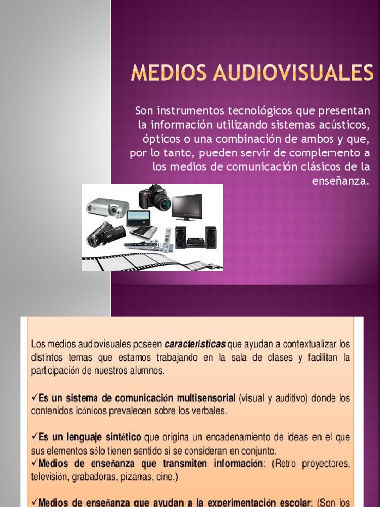 Medios Visuales | PDF | Medios de comunicación) | Aprendizaje