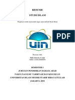 Studi Islam - Resume 3