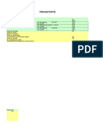 Datos Para Calculo de Transporte de Material