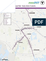 Map of South Coast Rail Culvert Work Map