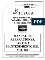 Manual Toyota Hilux 1kd 2kd Argentino