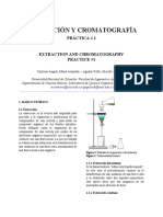 Extracción y Cromatografía 