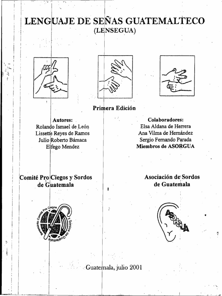 Manual Lenguaje de Señas | PDF, image size:768x1024